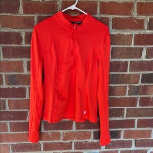 Spyder fleece lined  Women's Vibrant red athletic top